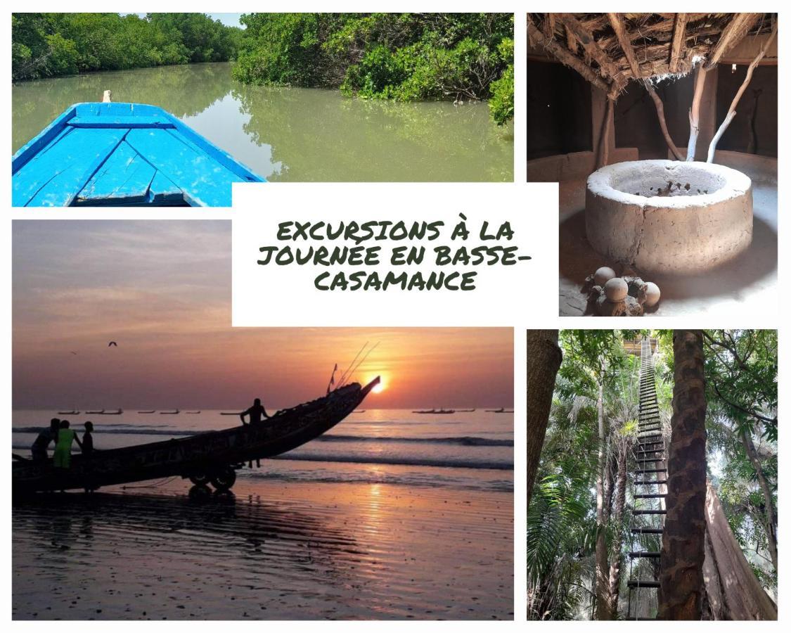 Appartement Familial Spacieux Avec Climatisation Ziguinchor Buitenkant foto